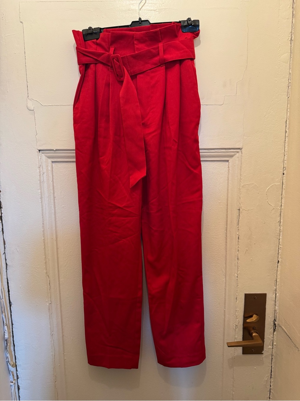 H&M Paper Bag Belted Trouser